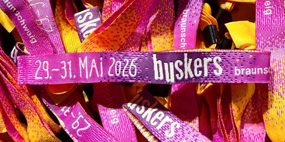  Buskers Support-Bändchen 2026,  
