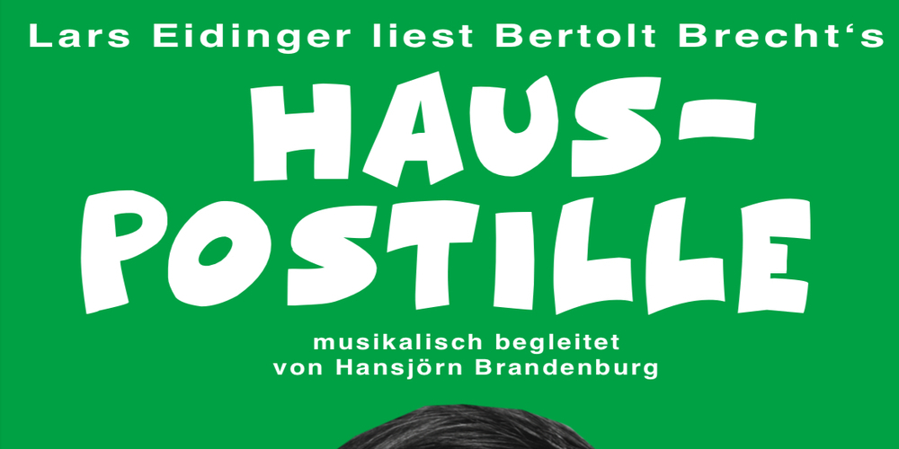 Tickets Lars Eidinger, liest und singt Bertolt Brecht's Hauspostille in Braunschweig